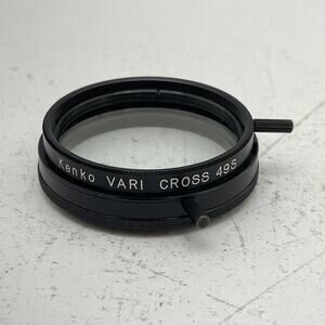 Vintage Kenko Multi Image MIRAGE 49S Glass Lens Filter With Zipper Case - Japan